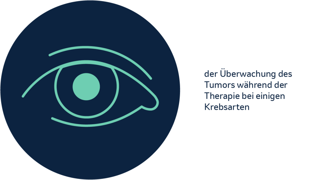 Biomarker-Tests können helfen bei: der Überwachung des Tumors während der Therapie bei einigen Krebsarten